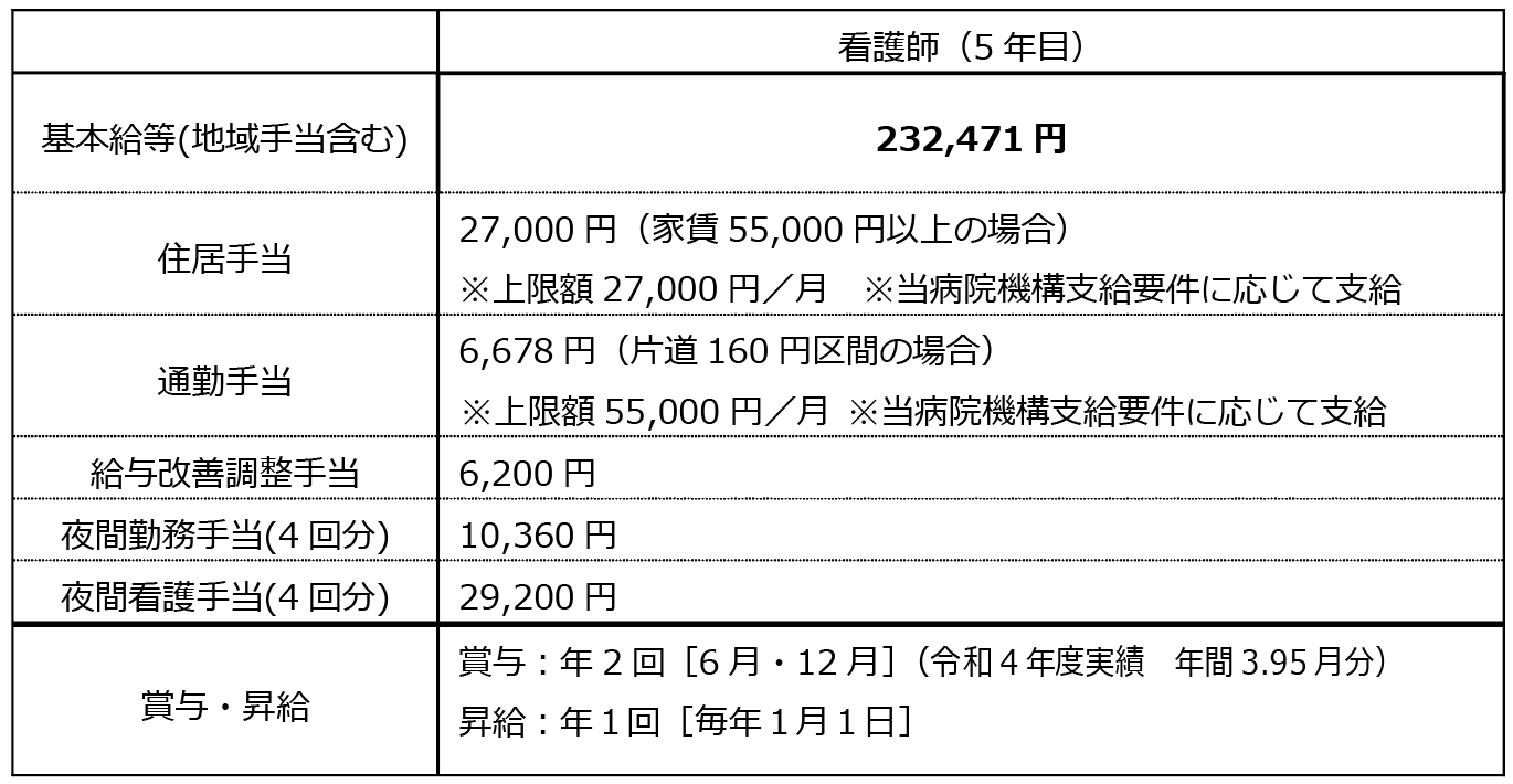 給与の表画像